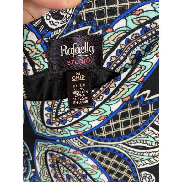 Rafaella Orange Paisley Sheath Dress - Picture 11 of 12